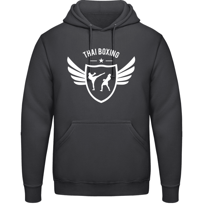 Thai Boxing Winged Hoodie contain pic