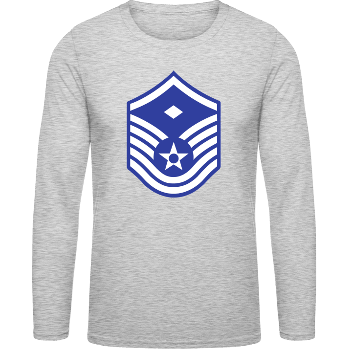 Air Force Master Sergeant T-shirt à manches longues contain pic