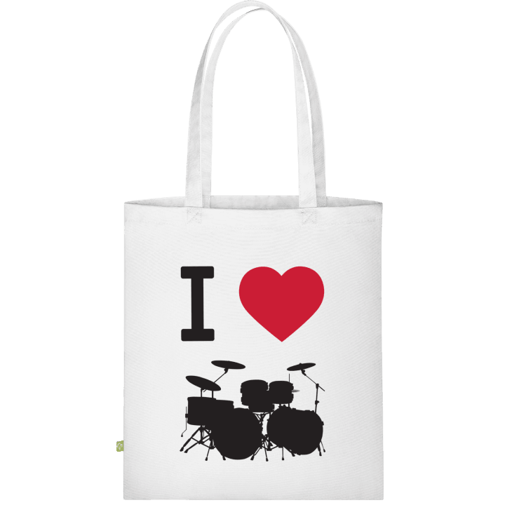 I Love Drums Stoffen tas contain pic