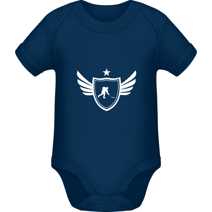 Ice Hockey Winged Baby Strampler contain pic