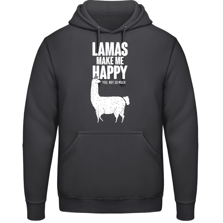 Llamas Make Me Happy Hoodie 0 image