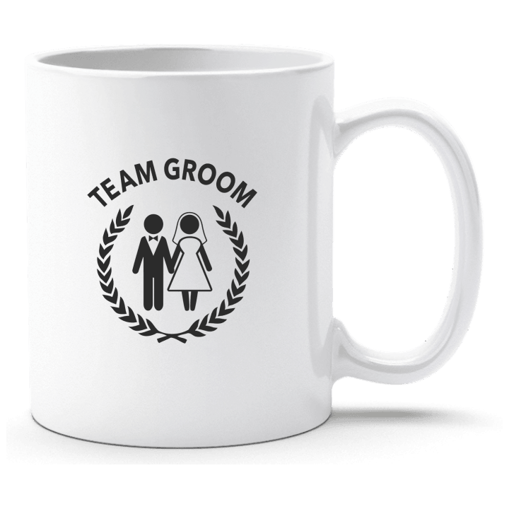 Team Groom Own Text Beker contain pic