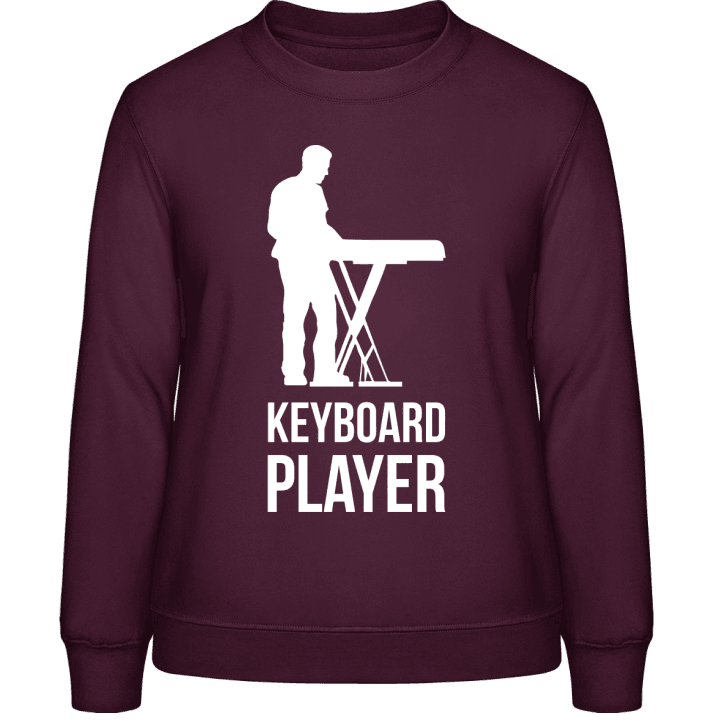 Keyboard Player Vrouwen Sweatshirt contain pic