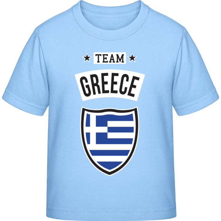 Team Greece T-skjorte for barn contain pic
