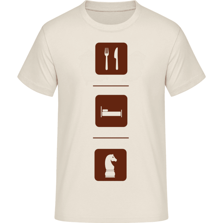 Eat Sleep Chess T-Shirt 0 image