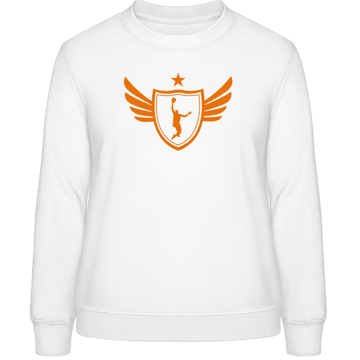 Basketball Star Wings Frauen Sweatshirt contain pic