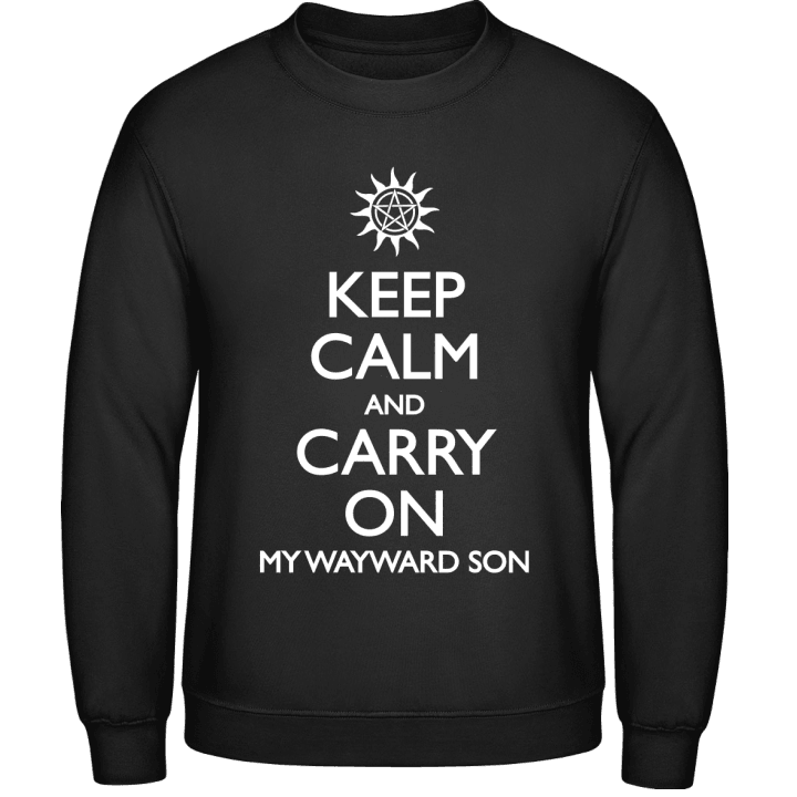 Keep Calm and Carry on My Wayward Son Sudadera contain pic