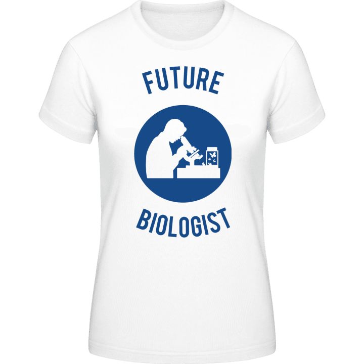Future Biologist Silhouette Vrouwen T-shirt contain pic