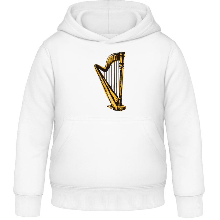 Harp Illustration Kids Hoodie contain pic
