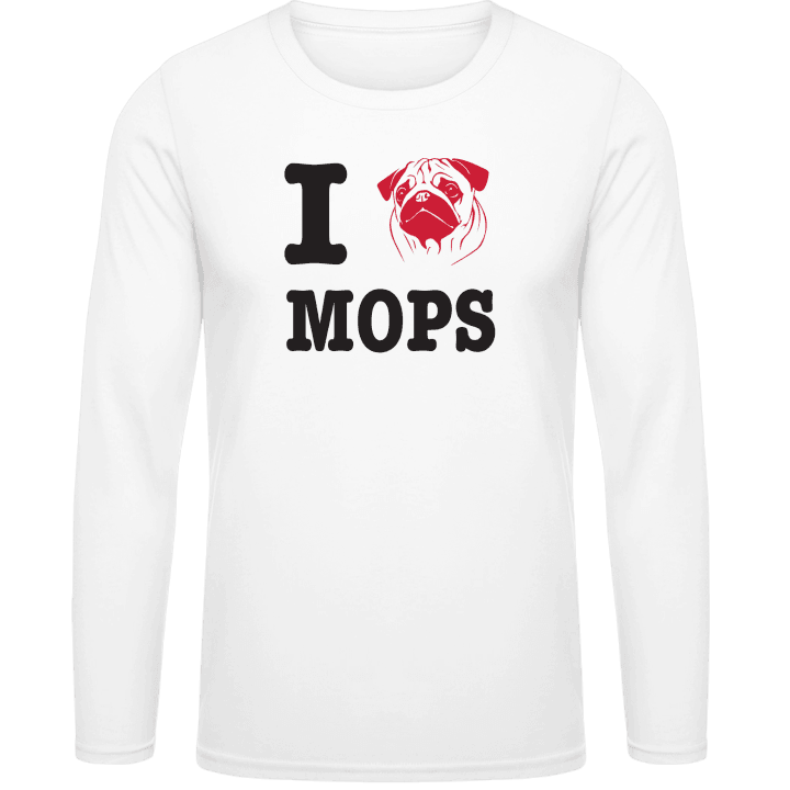 I Love Mops Langarmshirt 0 image