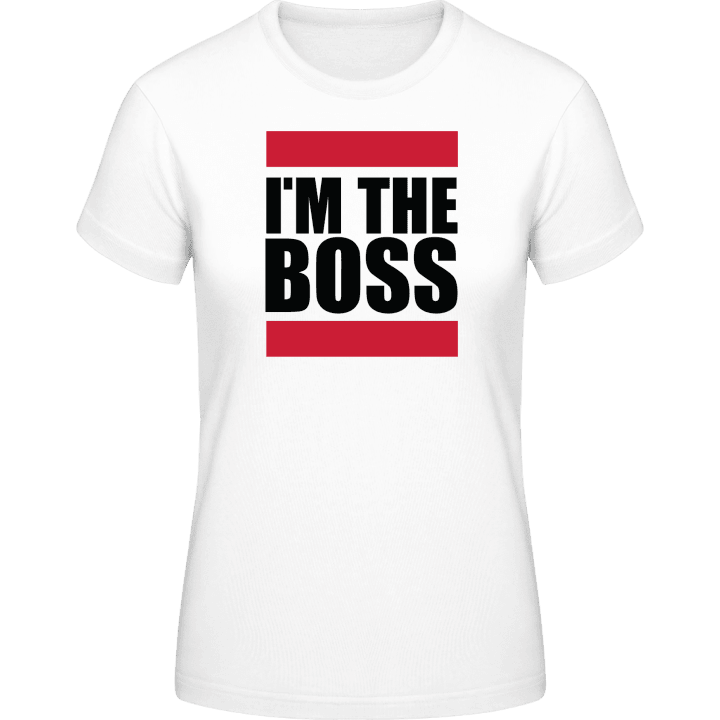 I'm The Boss Logo Vrouwen T-shirt contain pic