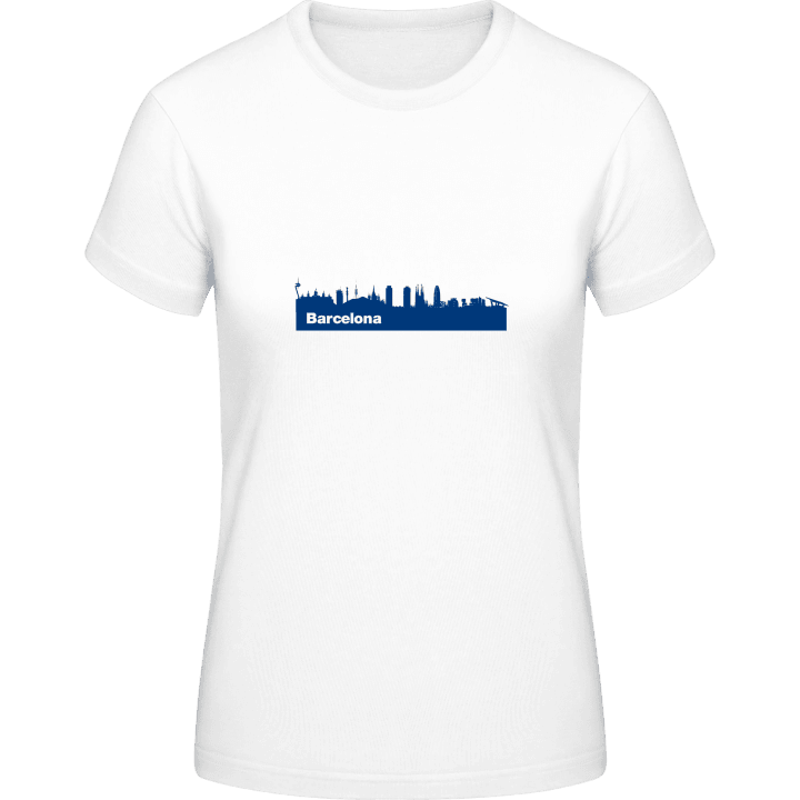 Barcelona Skyline T-skjorte for kvinner contain pic