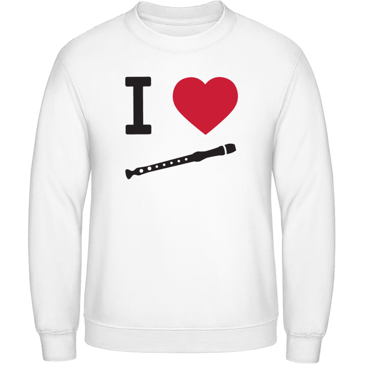 I Heart Recorder Sweatshirt contain pic