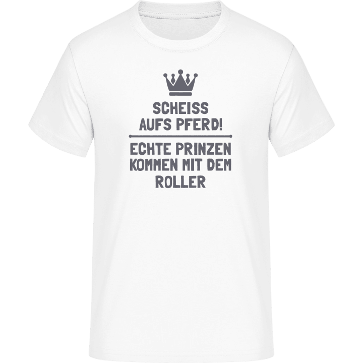 Echte Prinzen kommen mit dem Roller T-Shirt 0 image