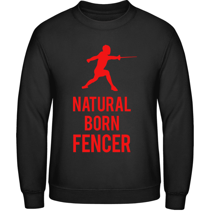 Natural Born Fencer Sudadera contain pic
