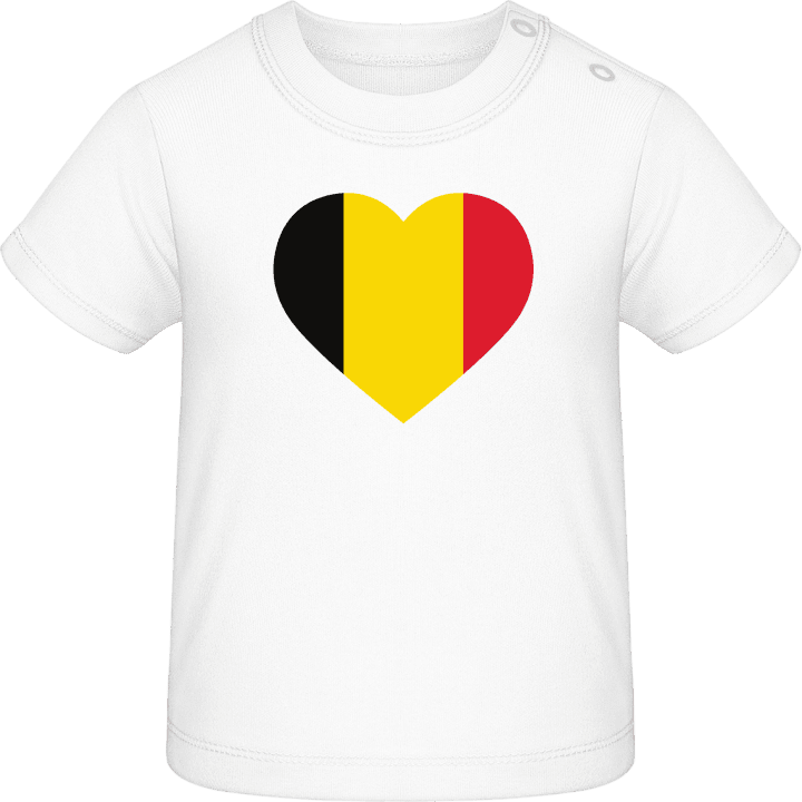 Belgium Heart T-shirt för bebisar contain pic
