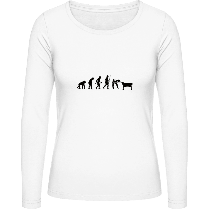 Billiards Evolution Langermet skjorte for kvinner contain pic