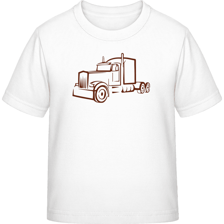 Heavy Truck T-skjorte for barn contain pic