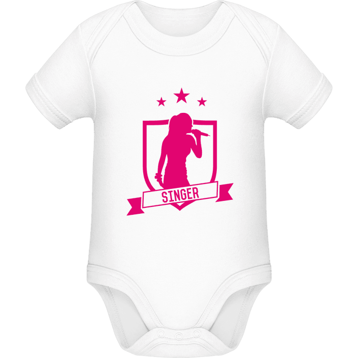 Singing Woman Baby romper kostym contain pic
