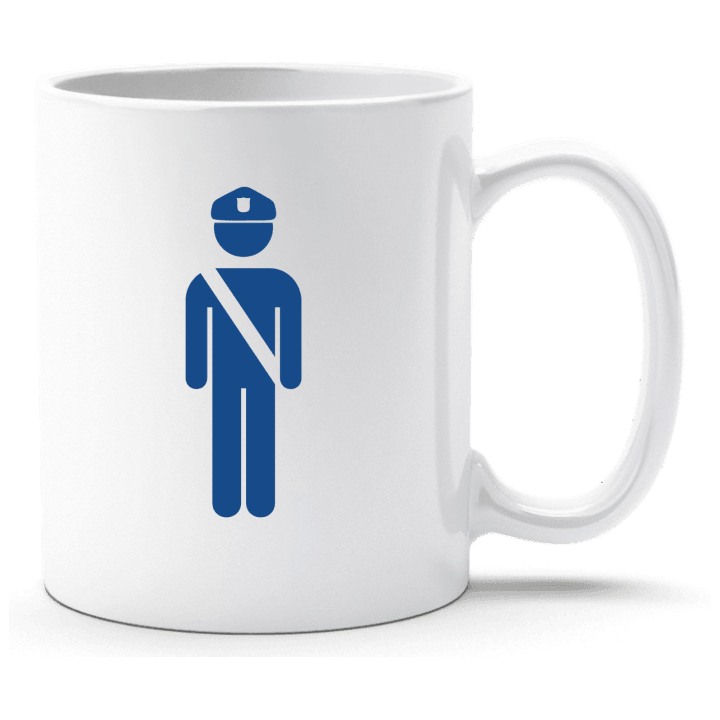 Policeman Icon Cup contain pic