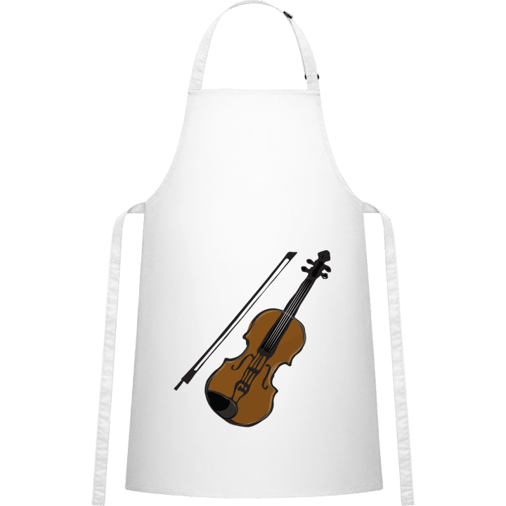 Violin Illustration Kitchen Apron contain pic