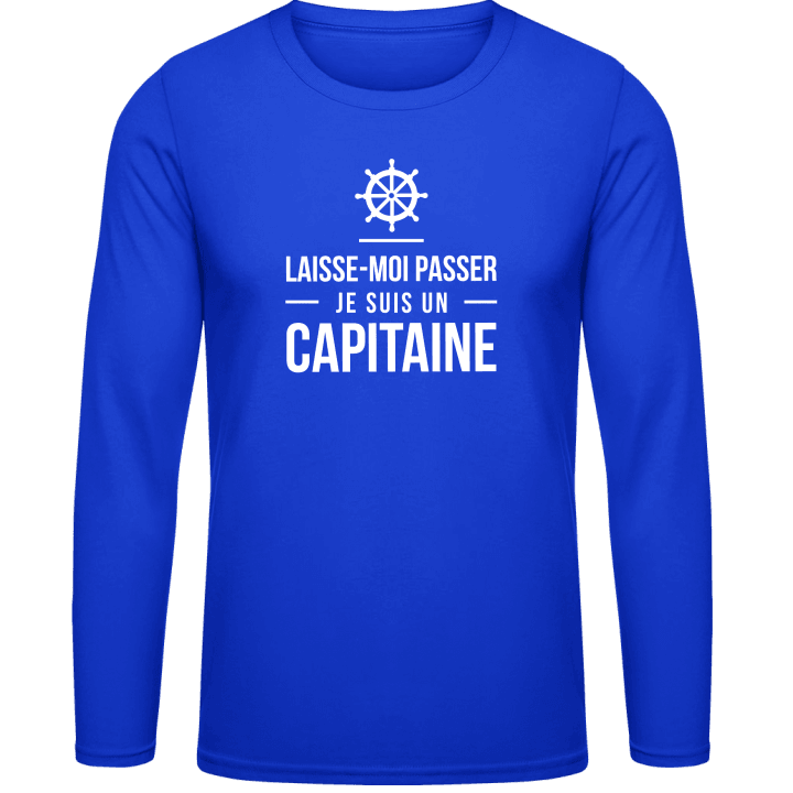 Je suis un capitaine Langermet skjorte 0 image