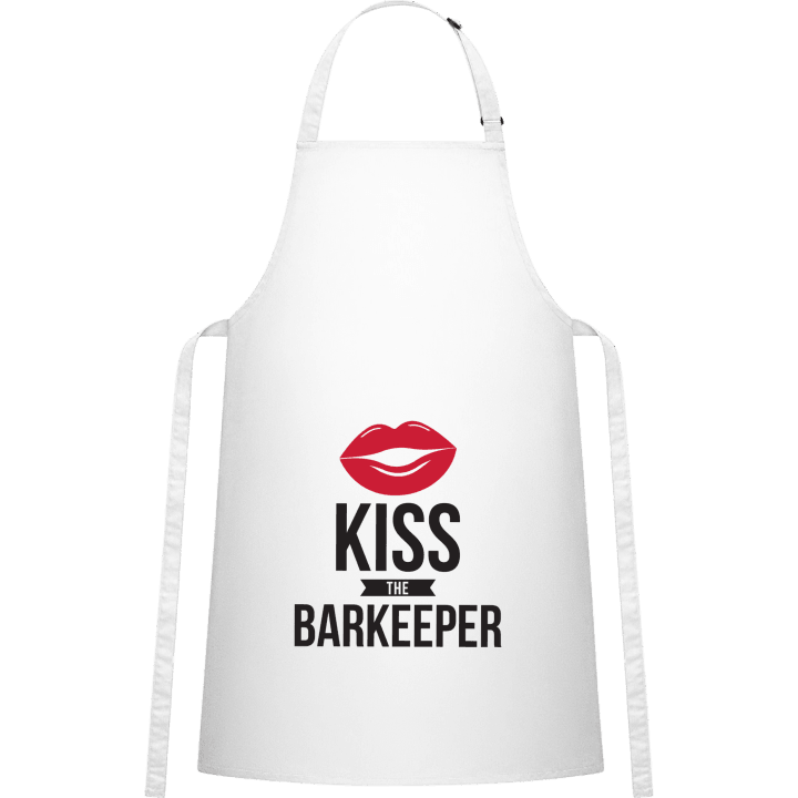 Kiss The Barkeeper Delantal de cocina contain pic