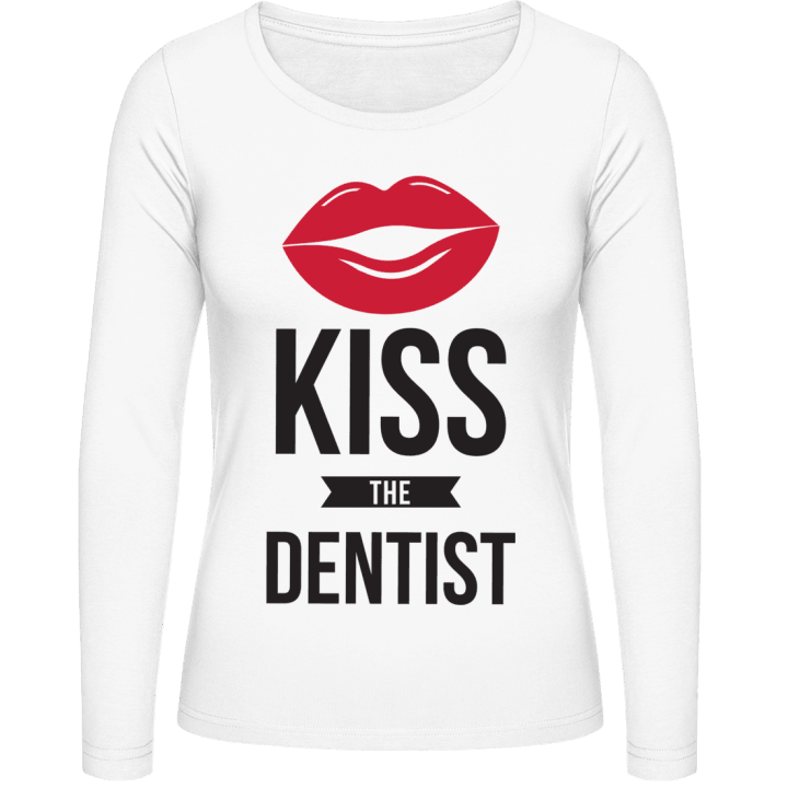 Kiss The Dentist Frauen Langarmshirt contain pic