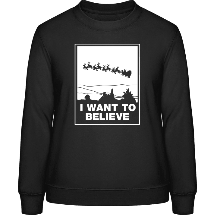 I Believe In Christmas Women Sweatshirt 0 image