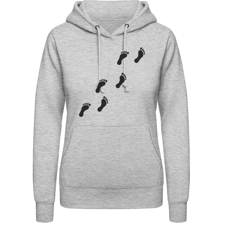Foot Tracks Vrouwen Hoodie contain pic