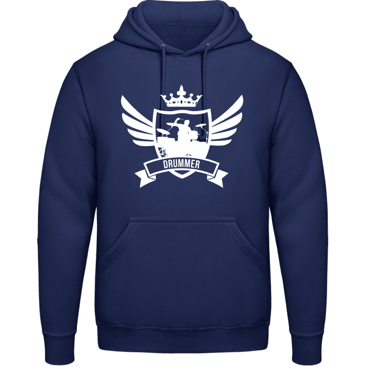 Drummer Winged Hoodie contain pic