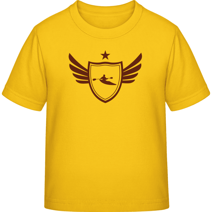 Kayaking Star T-skjorte for barn contain pic