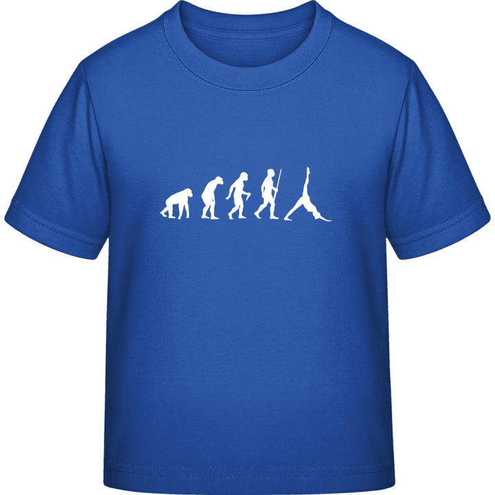 Yoga Gymnastics Evolution T-skjorte for barn contain pic