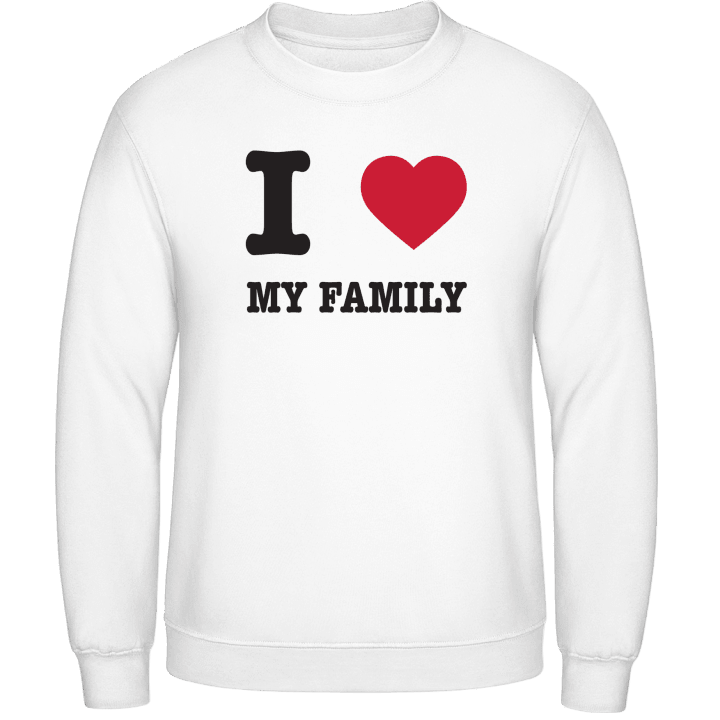 I Love My Family Sweatshirt 0 image