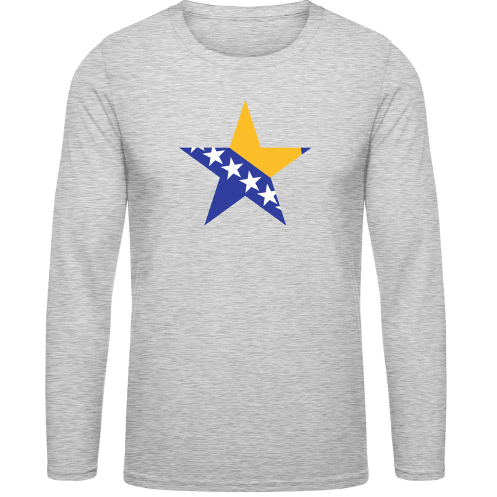 Bosnian Star Shirt met lange mouwen contain pic