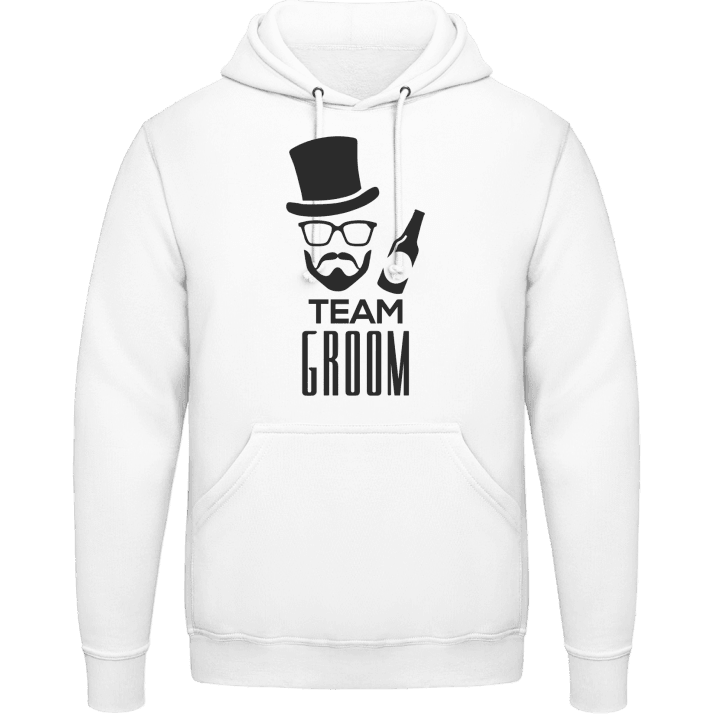 Team Groom Hipster Sudadera con capucha contain pic
