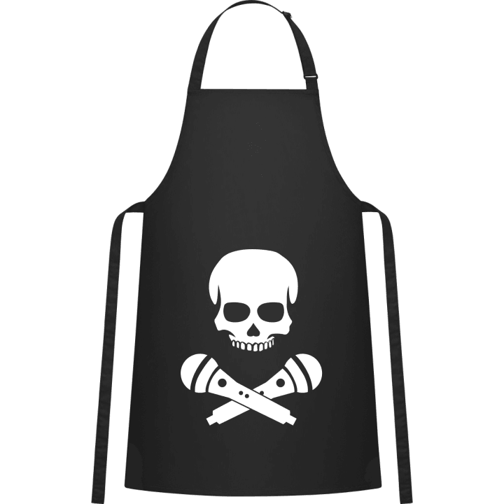 Singer Skull Microphones Kitchen Apron contain pic