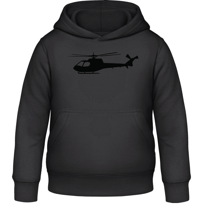 Military Helicopter Sweat à capuche pour enfants contain pic