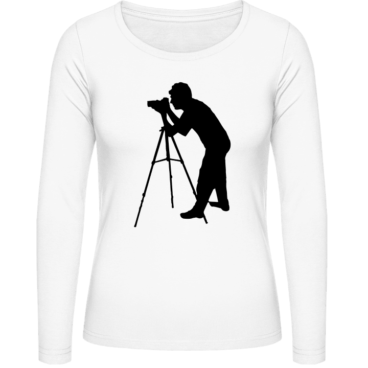 Photographer At Work Langærmet skjorte til kvinder 0 image