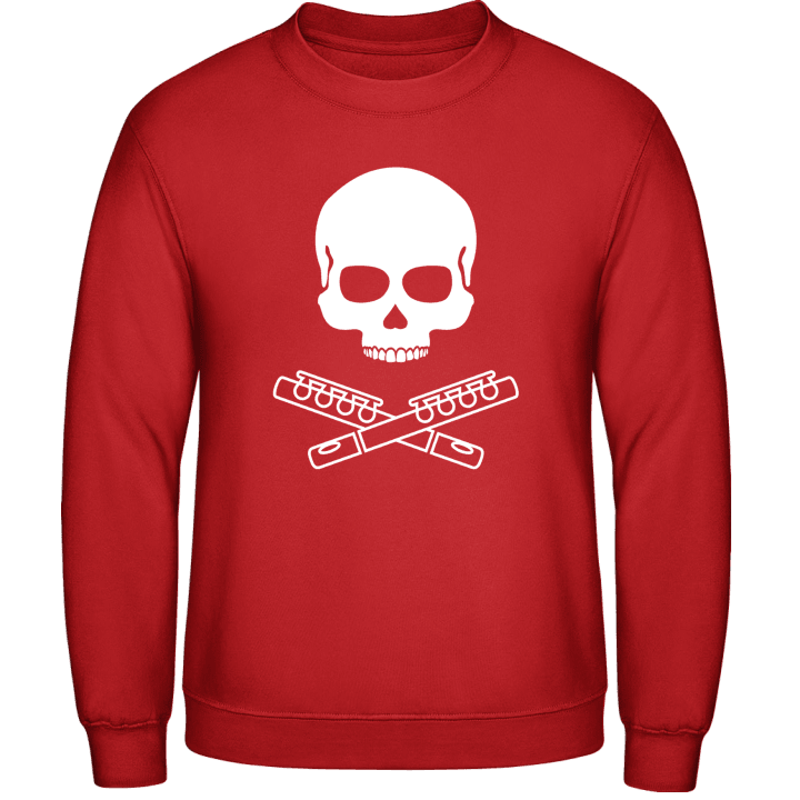 Skull And Flutes Sweatshirt contain pic