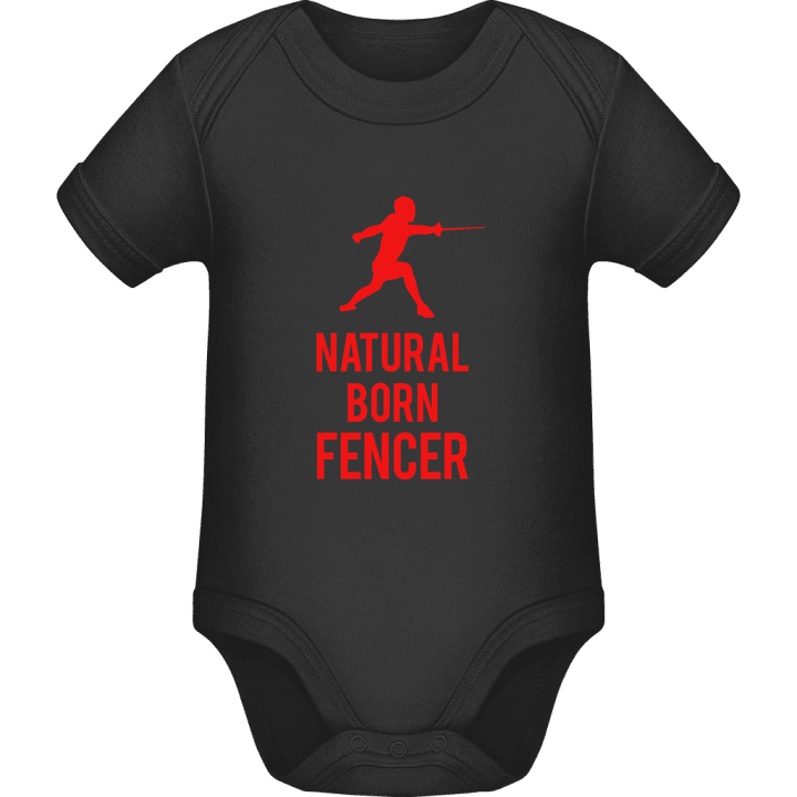 Natural Born Fencer Baby romper kostym contain pic