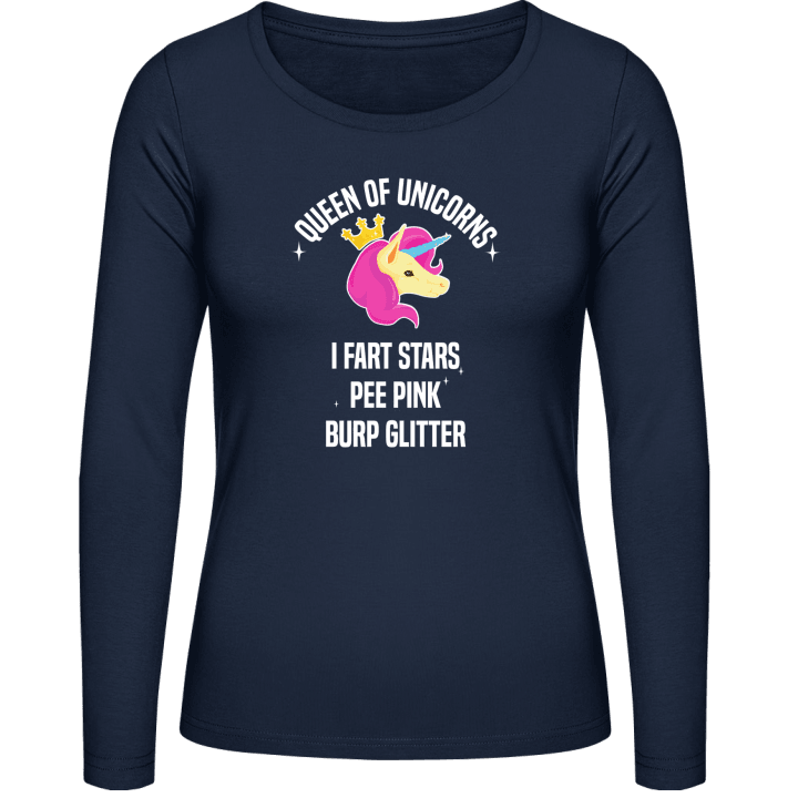 Queen Of Unicorns Langermet skjorte for kvinner 0 image