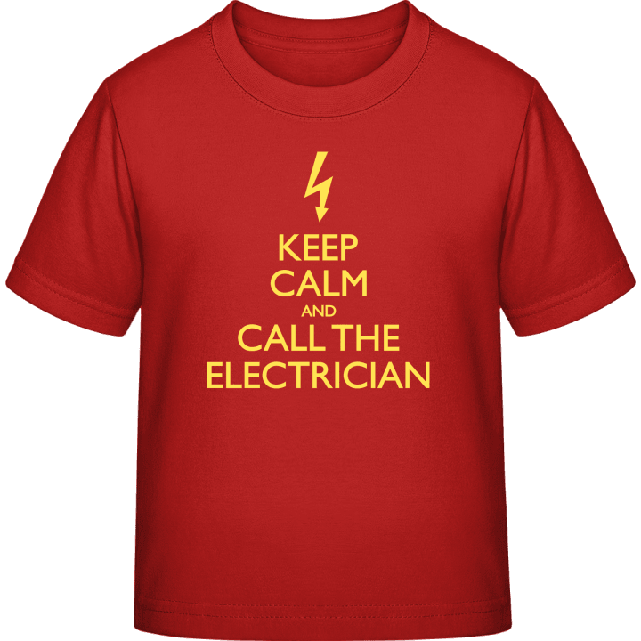 Call The Electrician Kinder T-Shirt contain pic