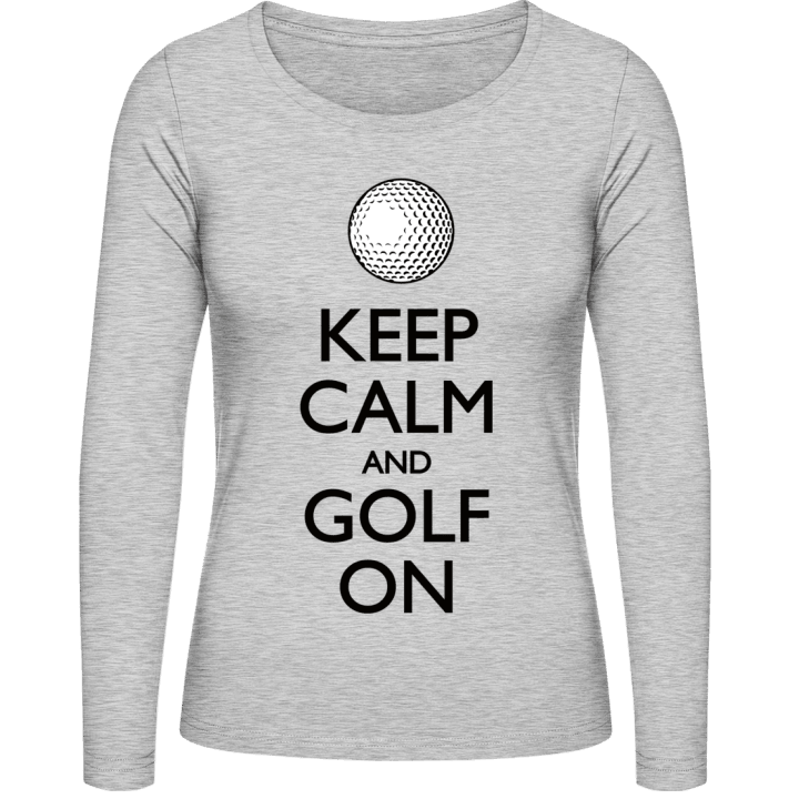 Golf on Frauen Langarmshirt contain pic