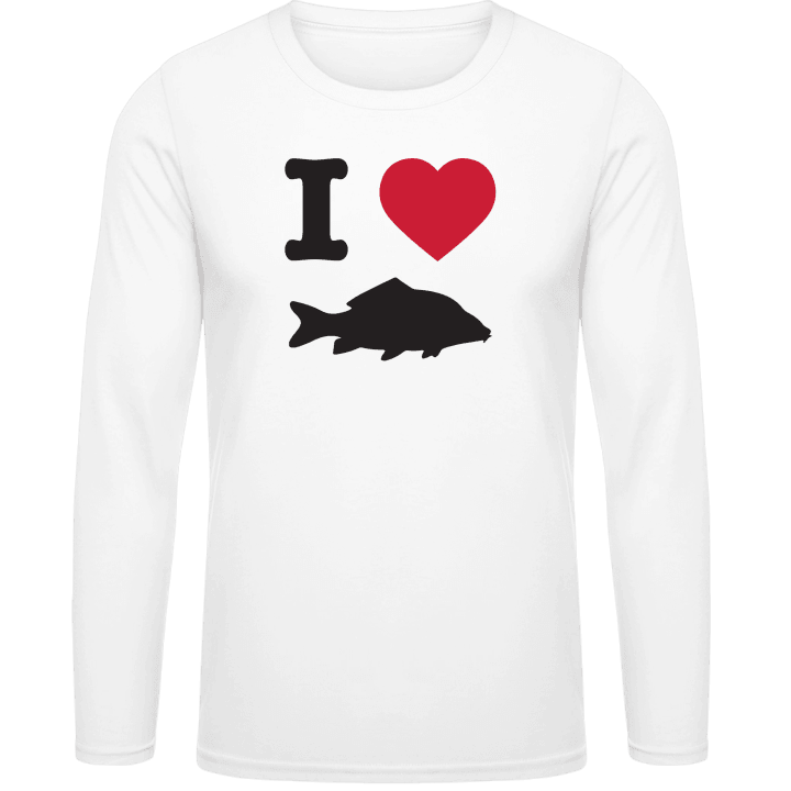 I Love Carp Fishing Camicia a maniche lunghe 0 image