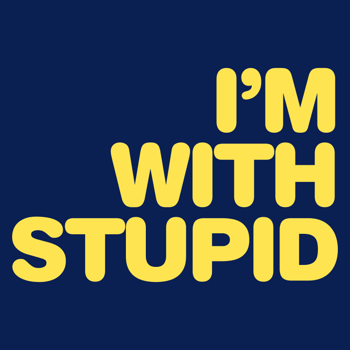 I Am With Stupid T-skjorte for kvinner 0 image