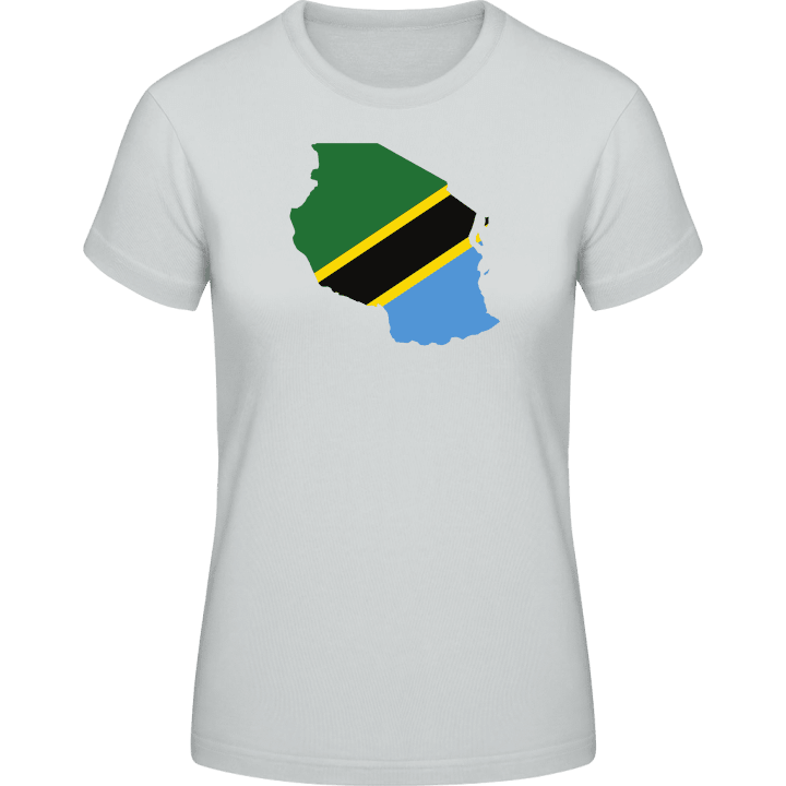 Tansania Map T-skjorte for kvinner contain pic