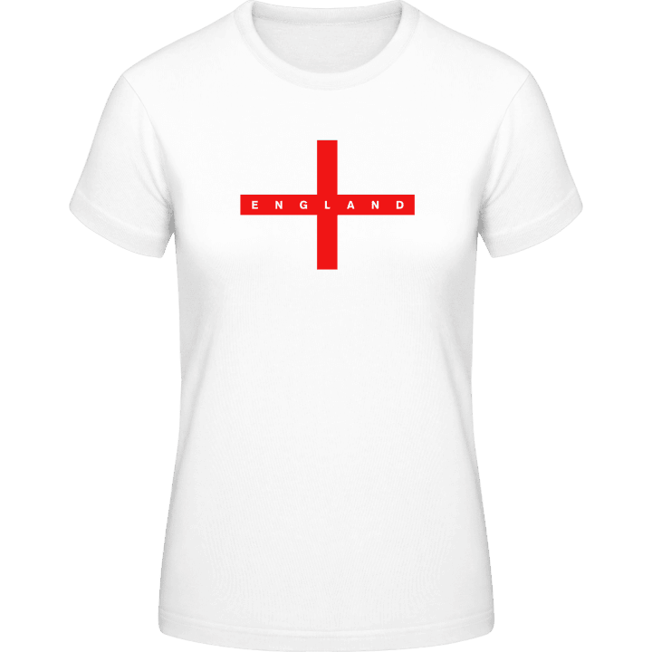 England Flag T-skjorte for kvinner contain pic