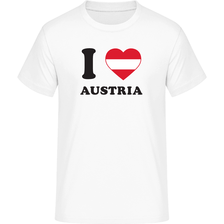 I Love Austria Fan T-skjorte 0 image