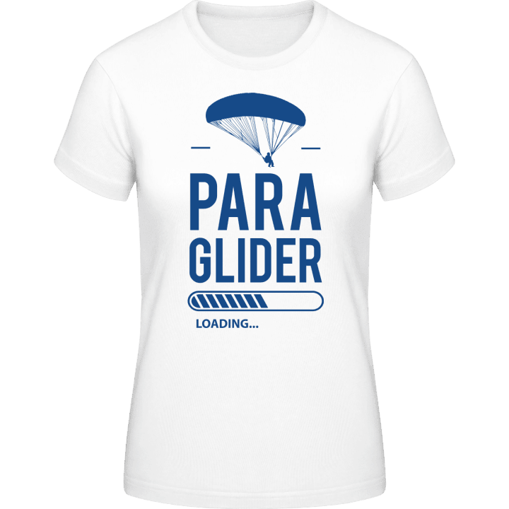 Paraglider Loading T-shirt för kvinnor contain pic